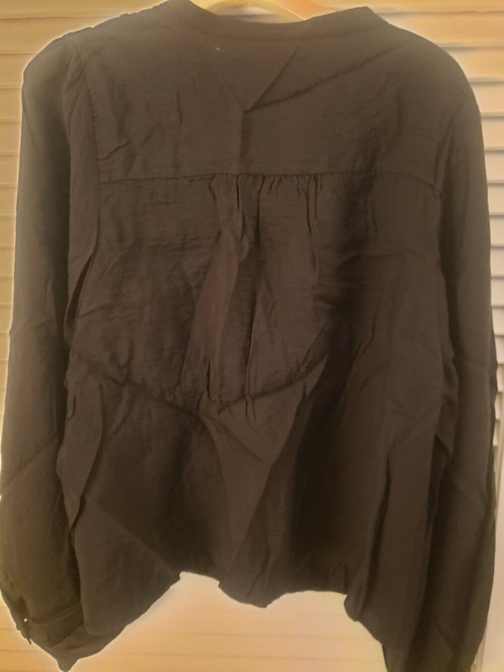 Anthropologie Puff Sleeve Textured Blouse – NWT – Balloon Sleeve Top Plus Size 2 - Picture 6 of 6
